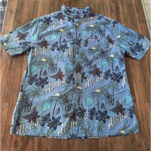 Men's Croft & Barrow Classic-Fit Tropical Button-Down Shirt